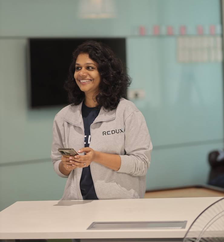 Redux team member at Kochi office